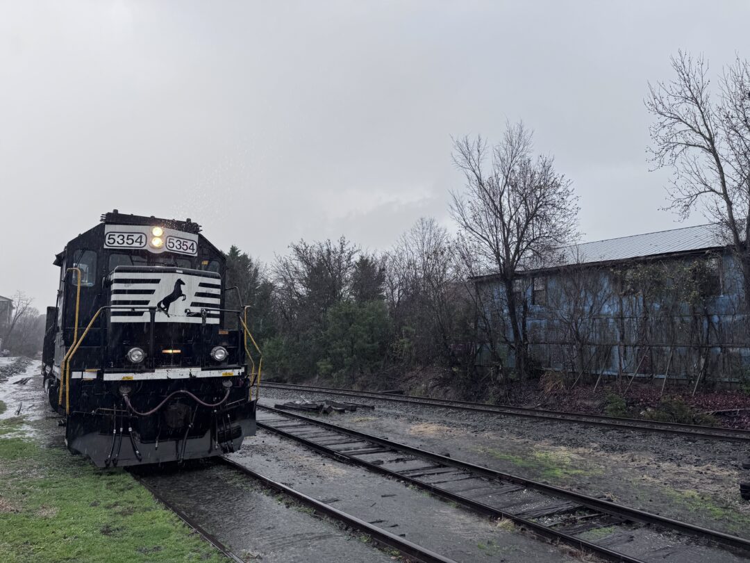 Railroad next to Carr Mill Mall, Carrboro, NC