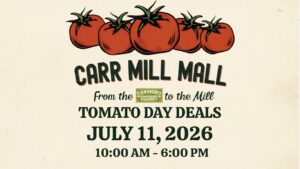 Tomato Day 2026 Carr Mill Mall Carrboro, NC