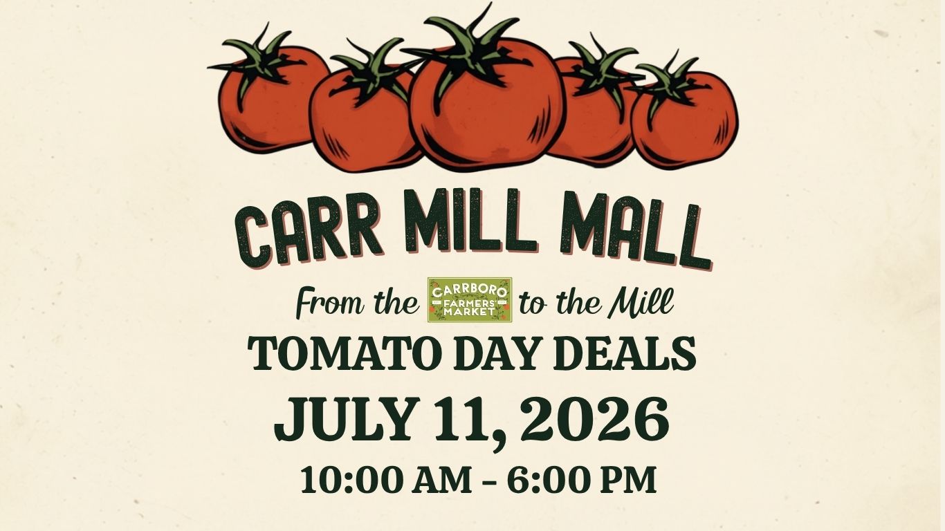Tomato Day 2026 Carr Mill Mall Carrboro, NC